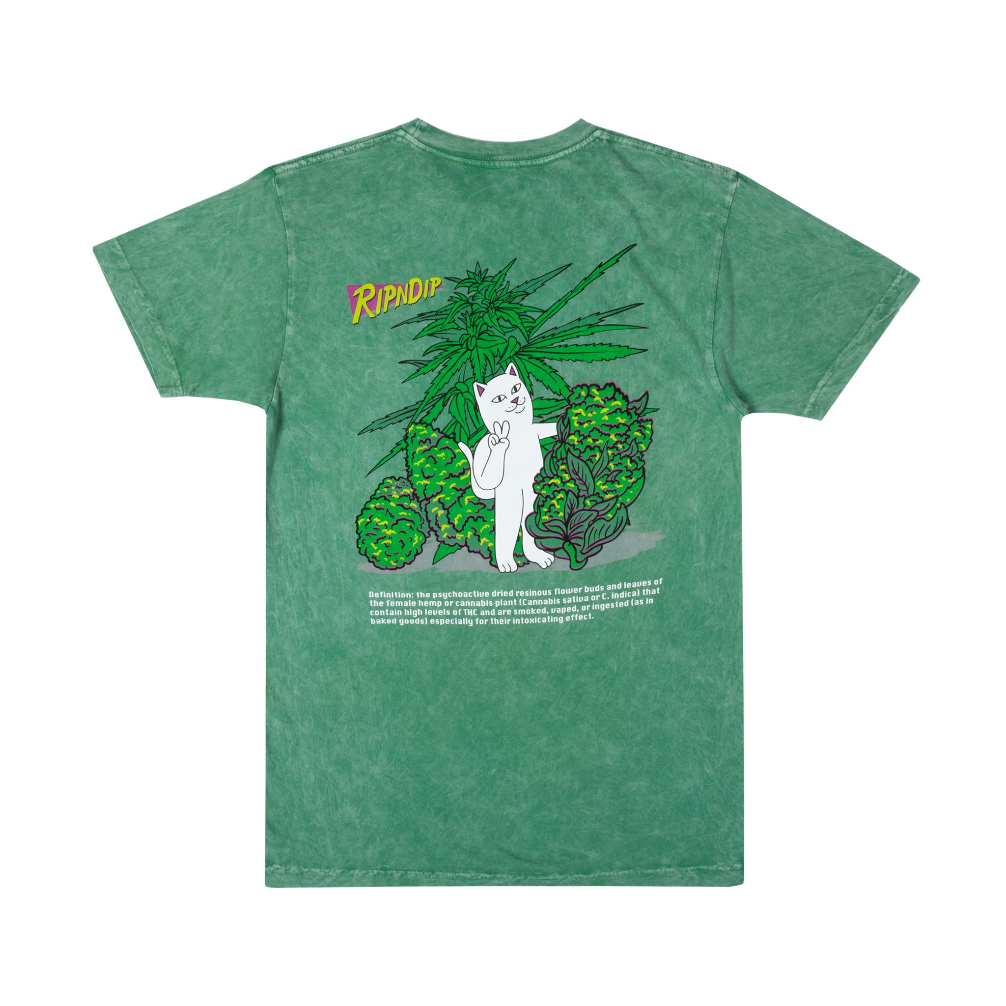  Purple Haze Tee (Green Vintage Wash)、mySite、merchandisen