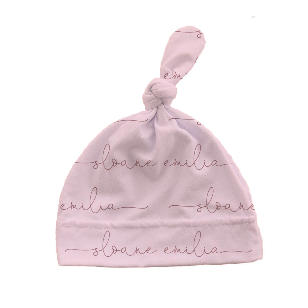  Blush Personalized Knotted Hat、mySite、layawaytickets