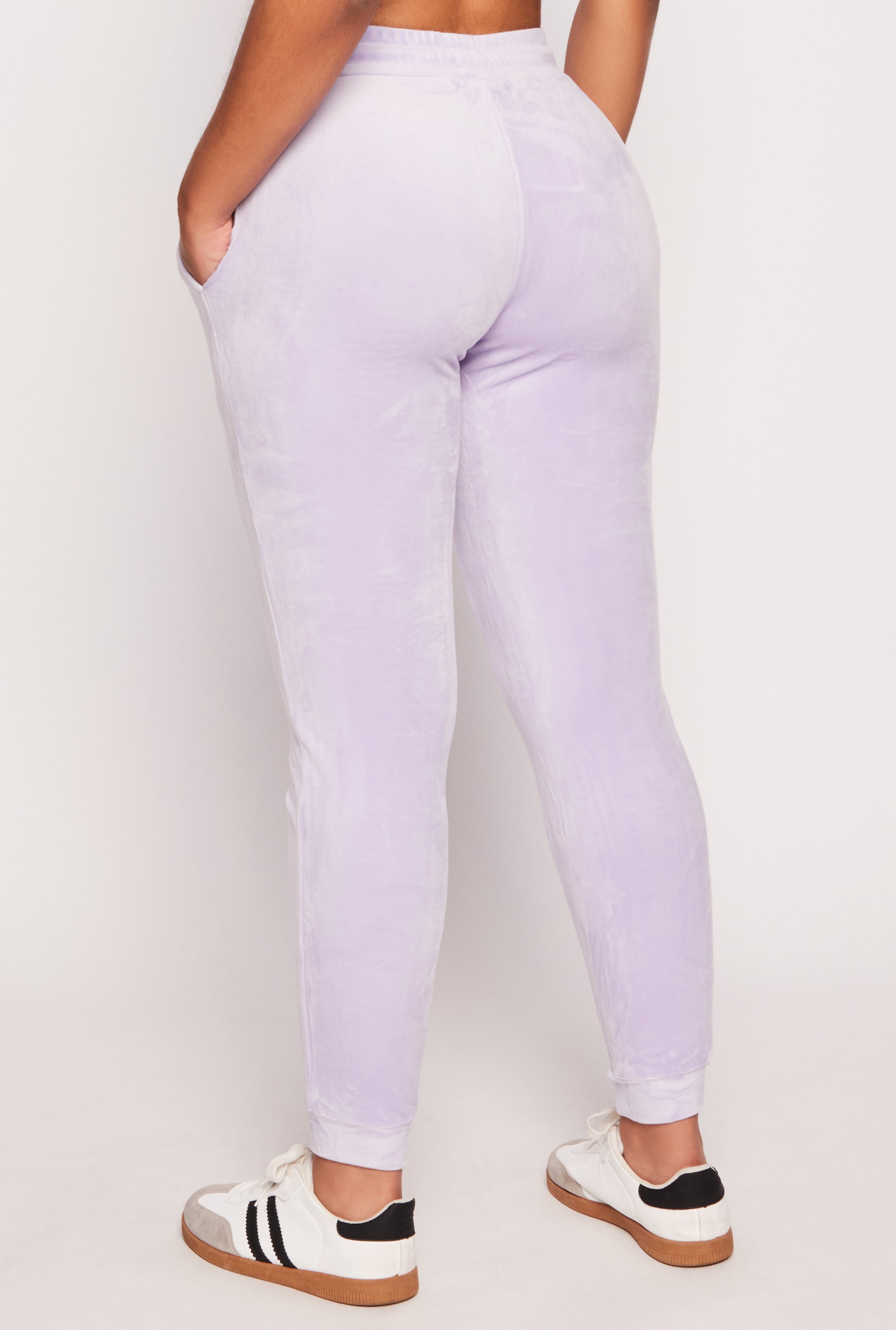 Velour Drawstring Joggers、mySite、camillekostekn