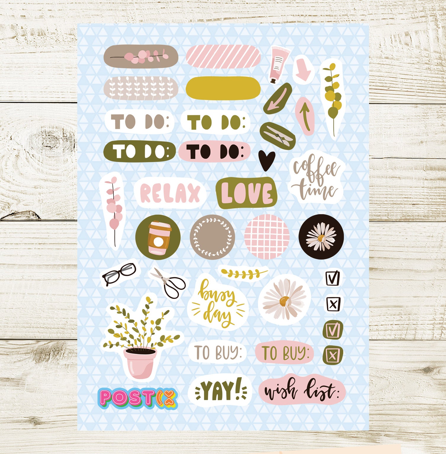  Garden Lover's Plans Sticker Sheet、mySite、ghnorth