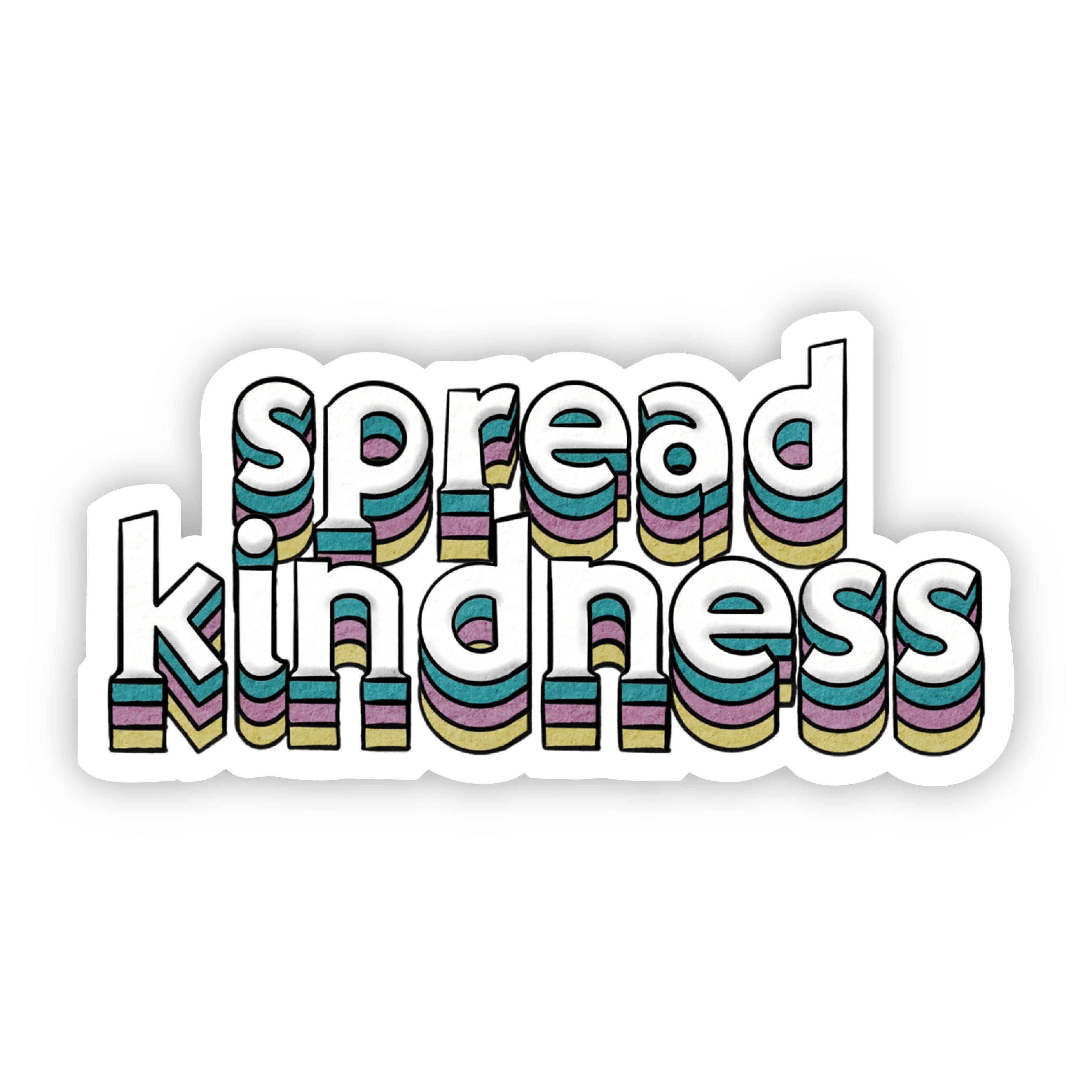  Spread Kindness Lettering Sticker、mySite、elrpsem3k