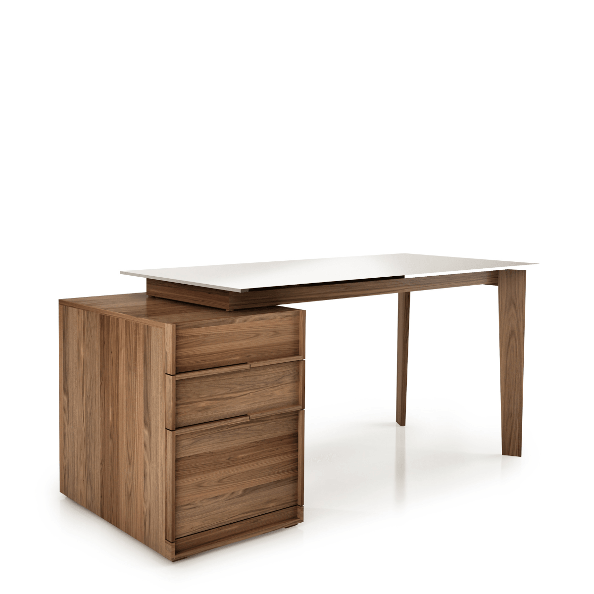 Swan Glass Top Work Desk、mySite、neckold