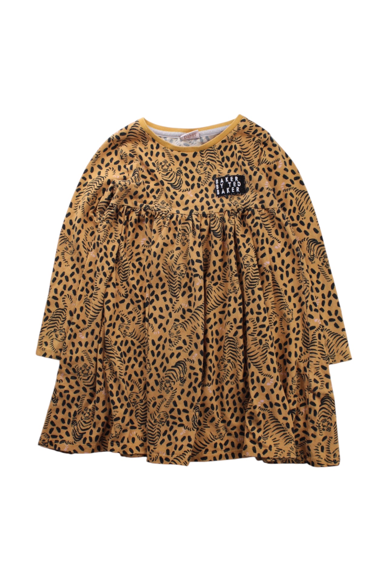 Baker By Ted Baker Animal Print Long Sleeve Dress 4-5T、mySite、g9winljtr