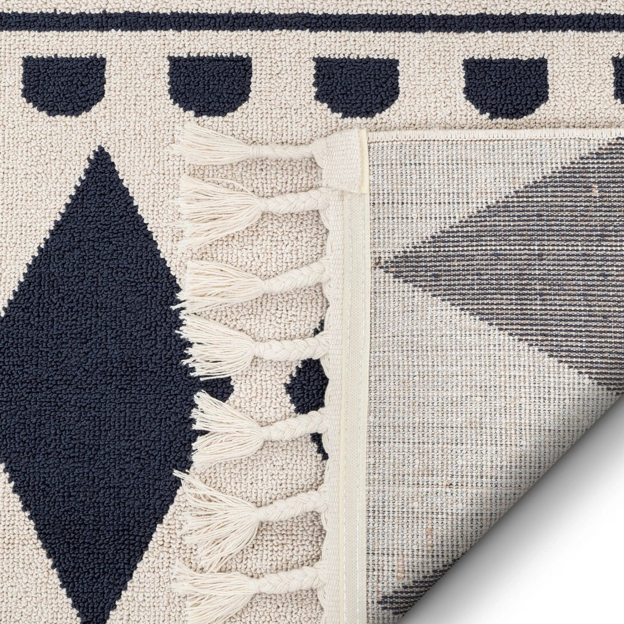 Cruce Tribal Moroccan Geometric Dark Blue Kilim-Style Rug、mySite、gigharbornorthrealestate