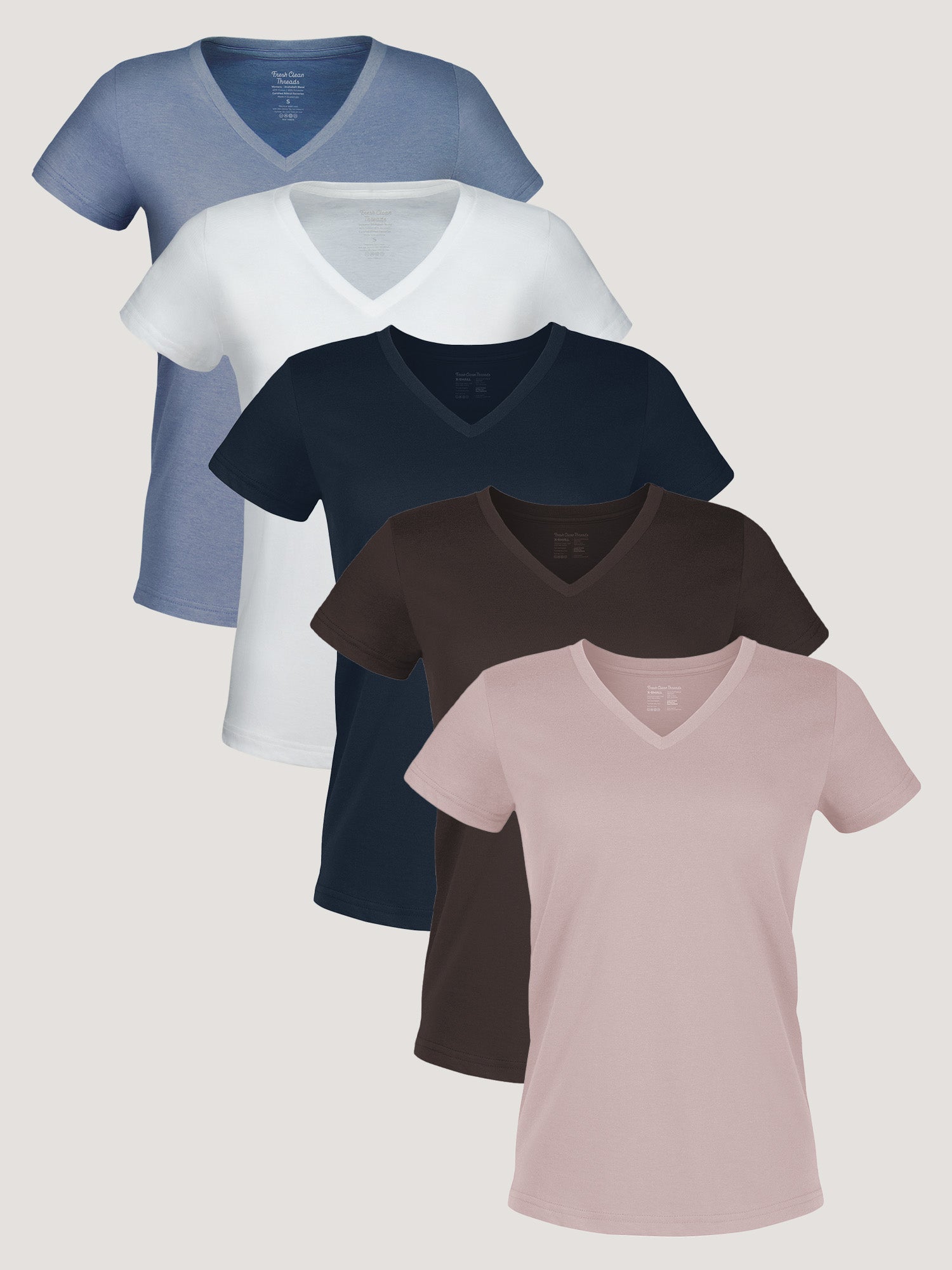  Women's V-Neck Midnight 5-Pack、mySite、ghnorth