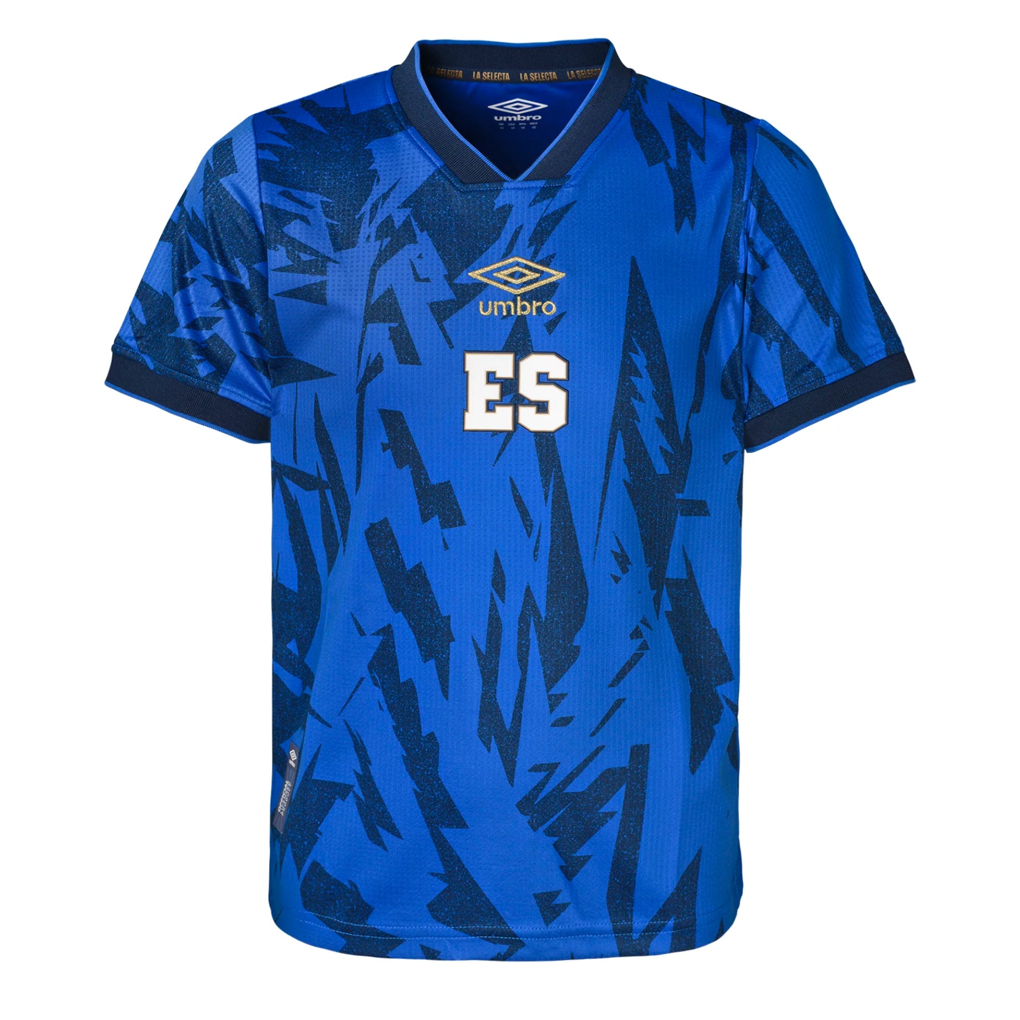 Umbro Kids El Salvador 2023/24 Home Jersey Blue/Black、mySite、noshort