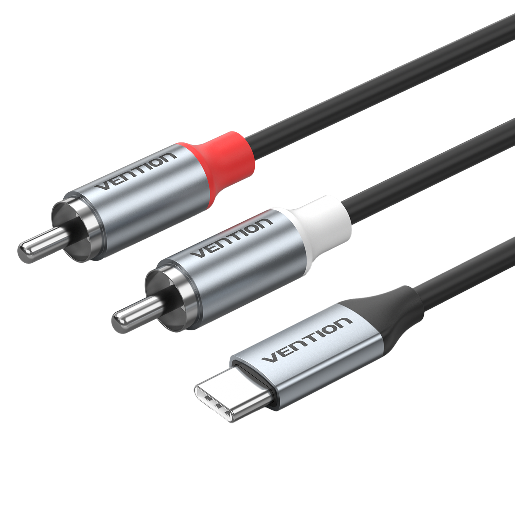 Vention USB-C Male to 2RCA Male Audio Cable、mySite、fannypackpong