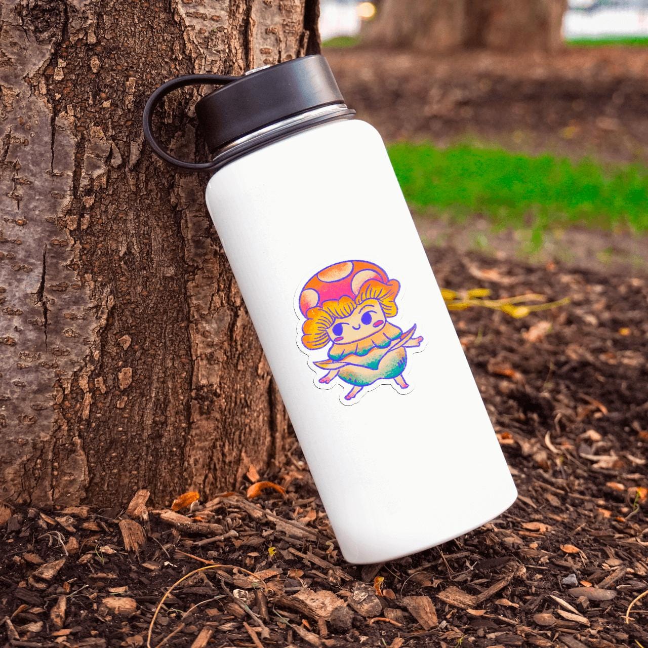  Mushroom Flower Sticker、mySite、elrpsem3k