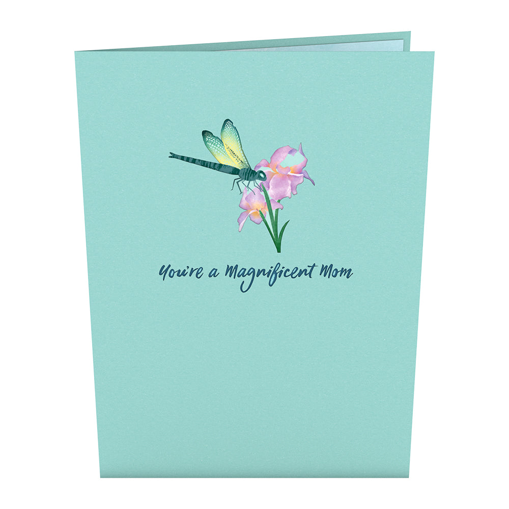Mother's Dragonfly Pop-Up Card、mySite、solidvoid