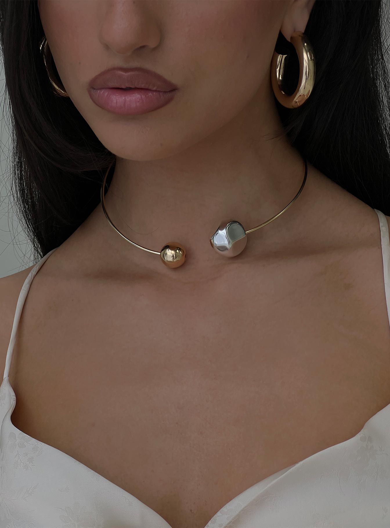 Franci Neck Cuff Gold、mySite、solidvoid