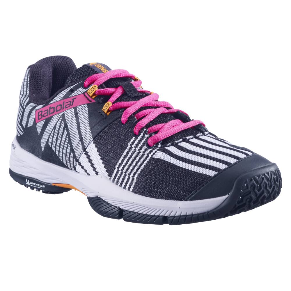 Babolat Sensa Women's Padel Shoe (Black/Pink)