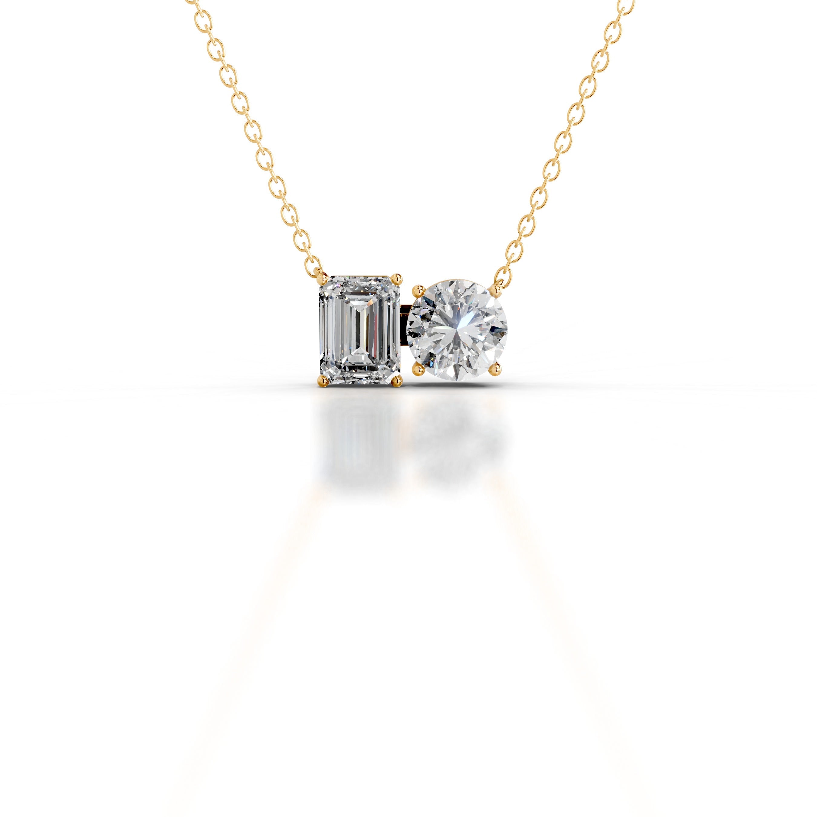 Petit Sloane Lab Grown Diamond Pendant - 18K Yellow Gold、mySite、hinf8tx79