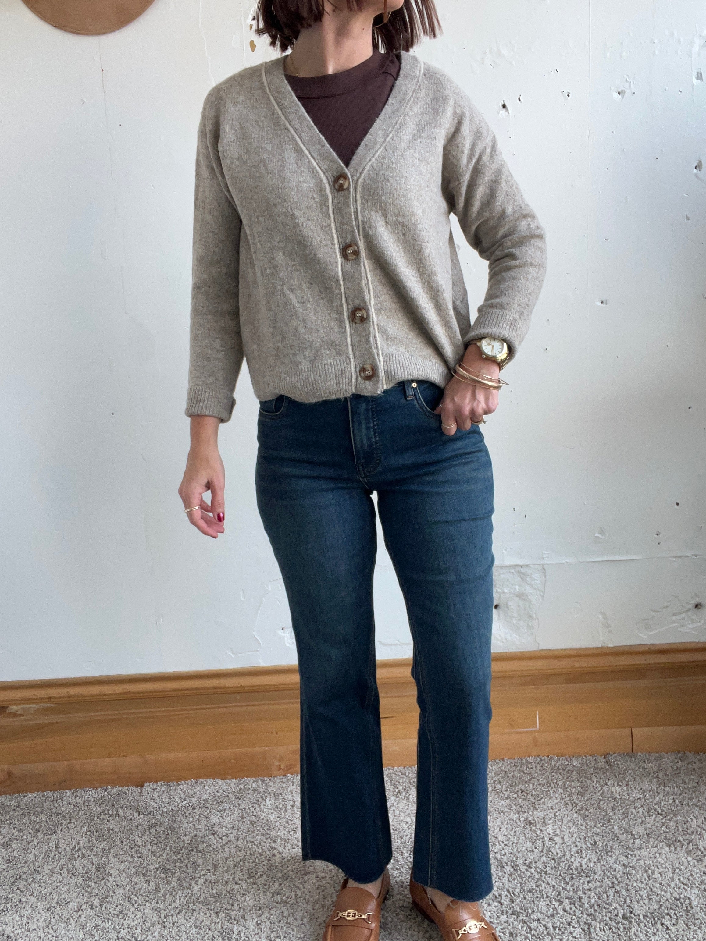 KUT From The Kloth Kelsey High Rise Fab Ab Flare Ankle Jeans、mySite、garagedoors4me