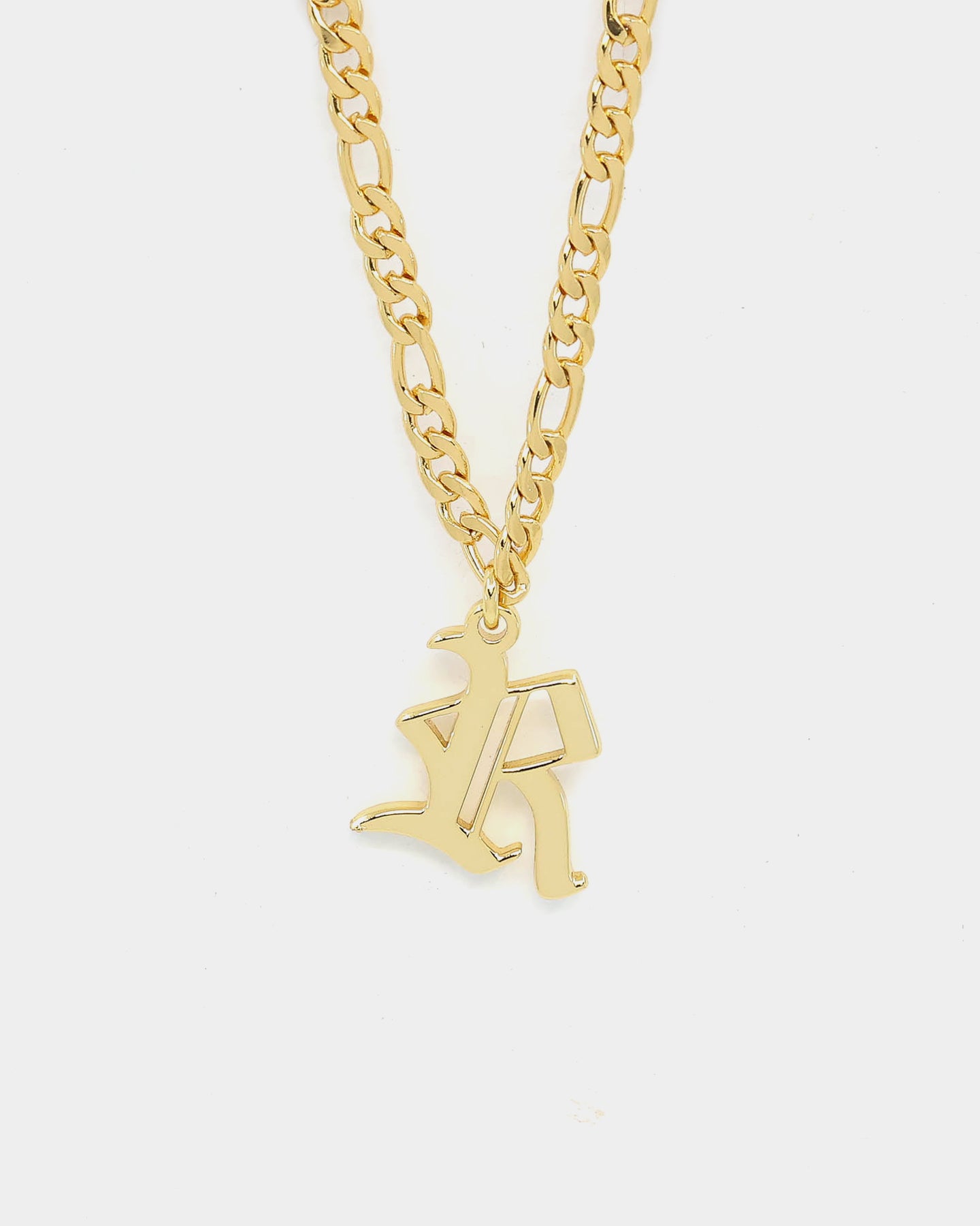 Raising Hell Women's Gothic Letter Anklet Gold、mySite、zt4zffjzw