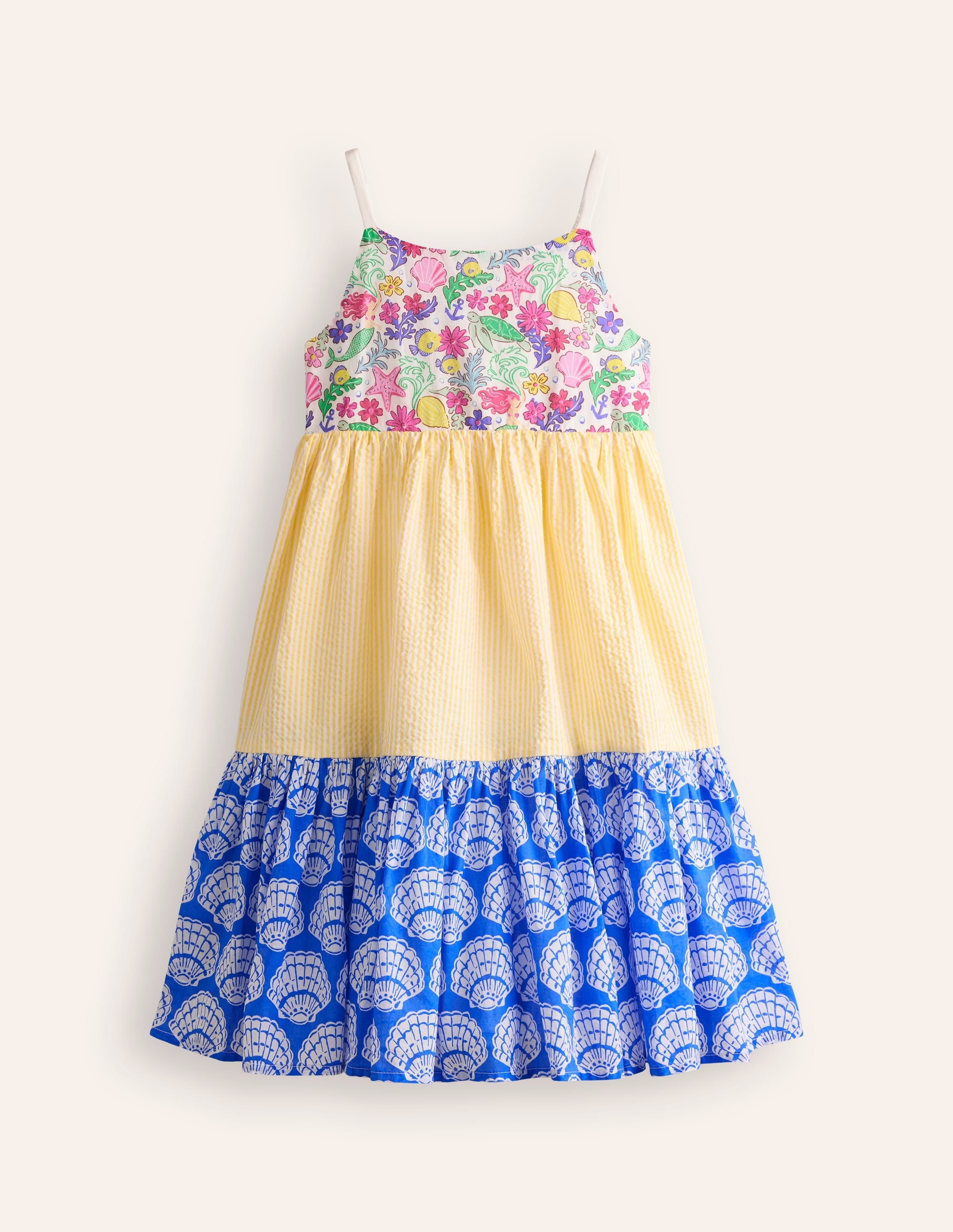  Hotchpotch Tiered Twirly Dress-Blue Seashell Hotchpotch、mySite、ashleygrahame