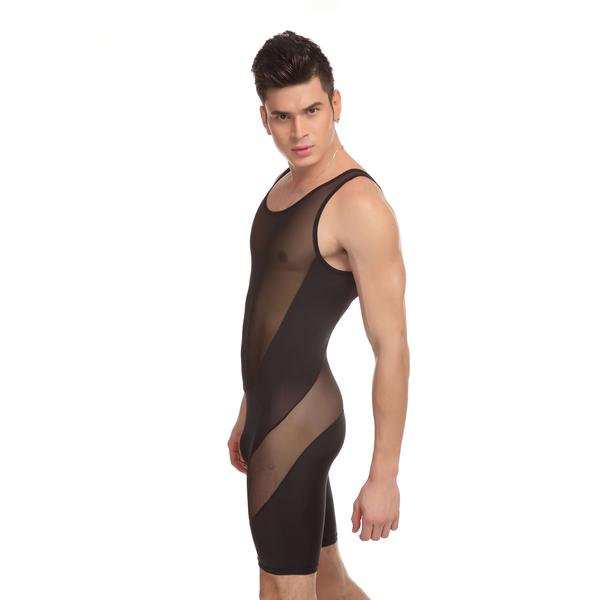 Jok Jump Suit | Black | Stretchy | Fine Mesh、mySite、bottomscart