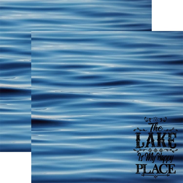  Scrapbook Paper - Lake - Happy Place、mySite、ghnorth