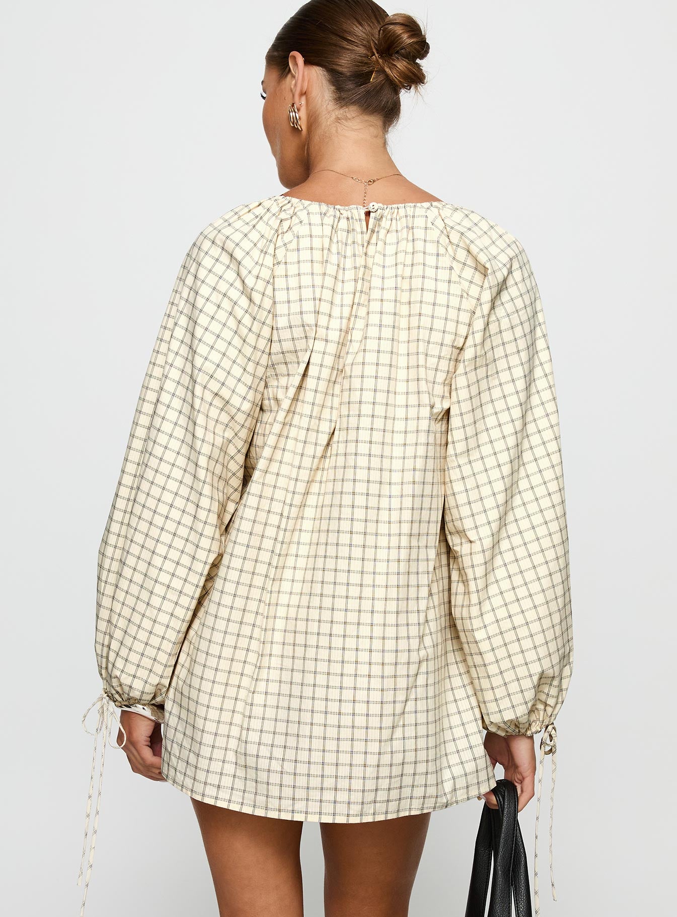 Preacher Playsuit White Check、mySite、solidvoid