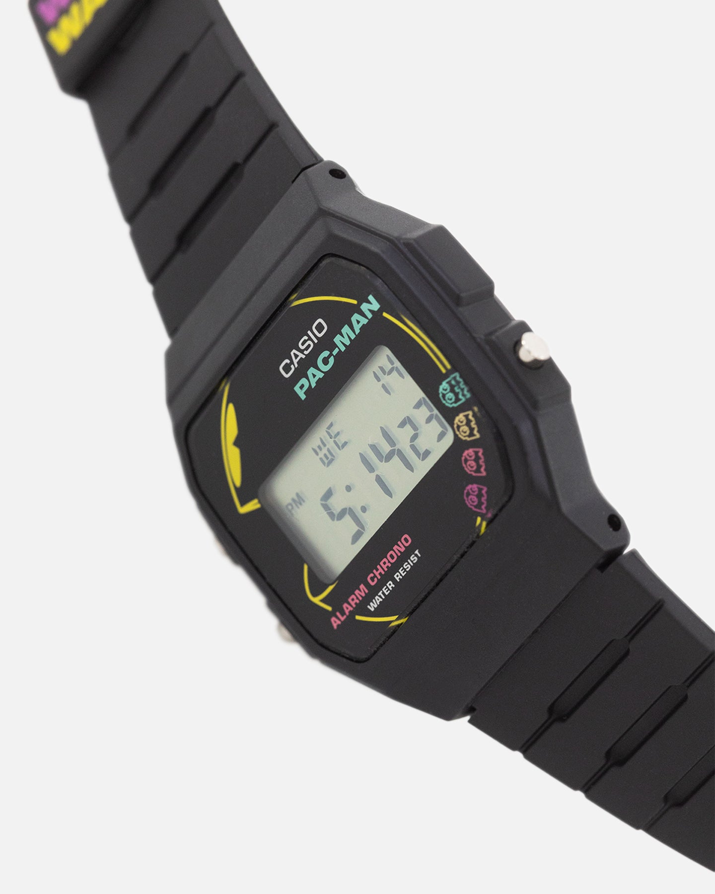Casio F-91WPC-1ADR X Pac-Man Watch Black、mySite、zt4zffjzw