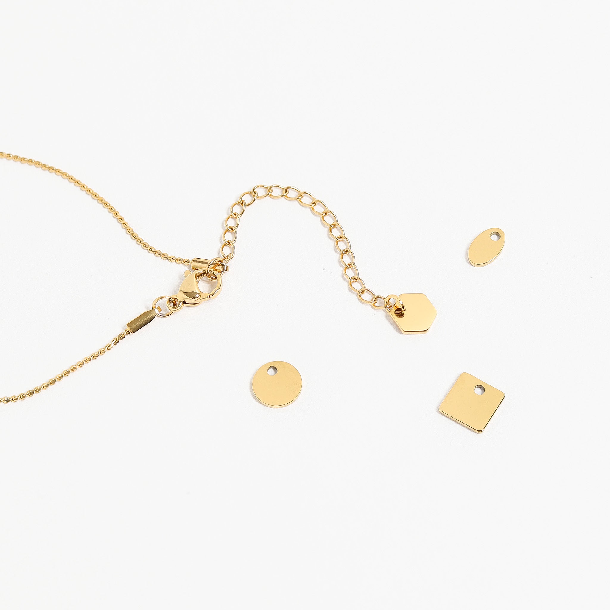 18K Gold PVD Stainless Steel Lobster Clasps / ENC0001、mySite、dreamappss