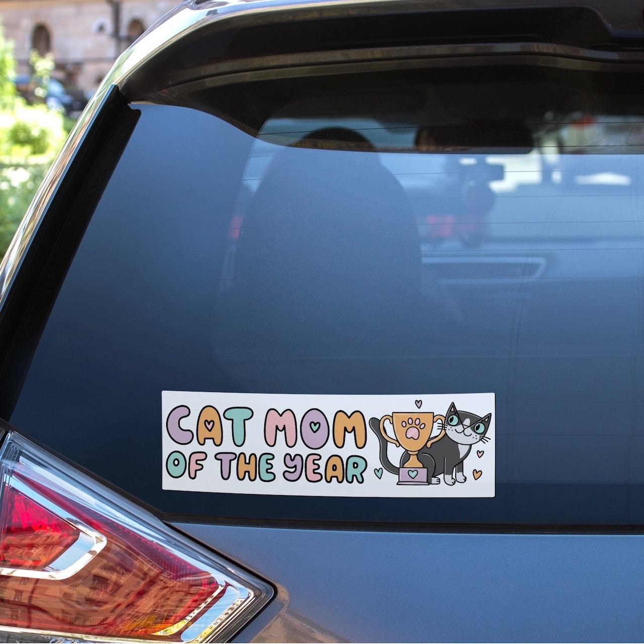  Cat Mom Of The Year Bumper Sticker、mySite、ghnorth