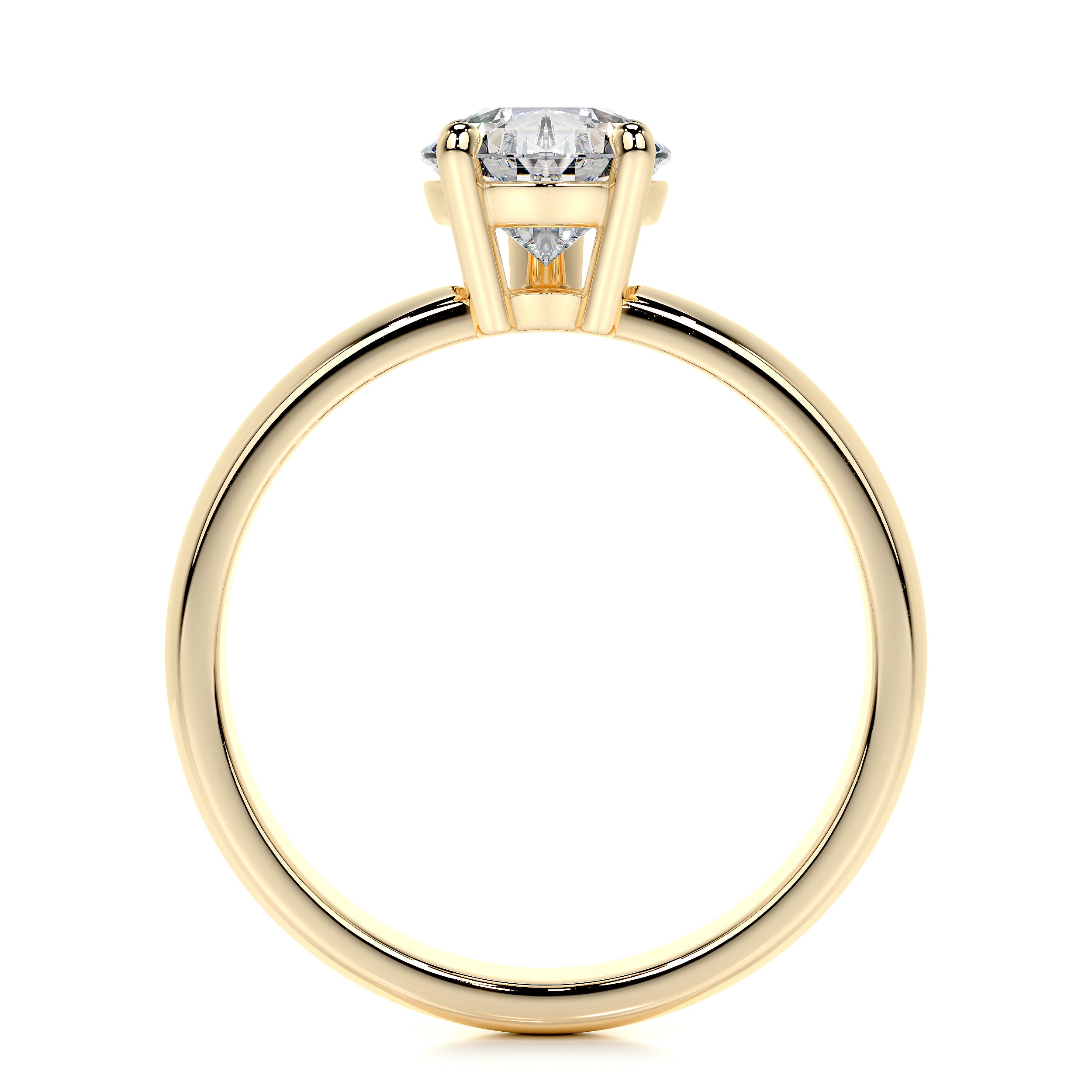 Hannah Lab Grown Diamond Ring -18K Yellow Gold、mySite、hinf8tx79