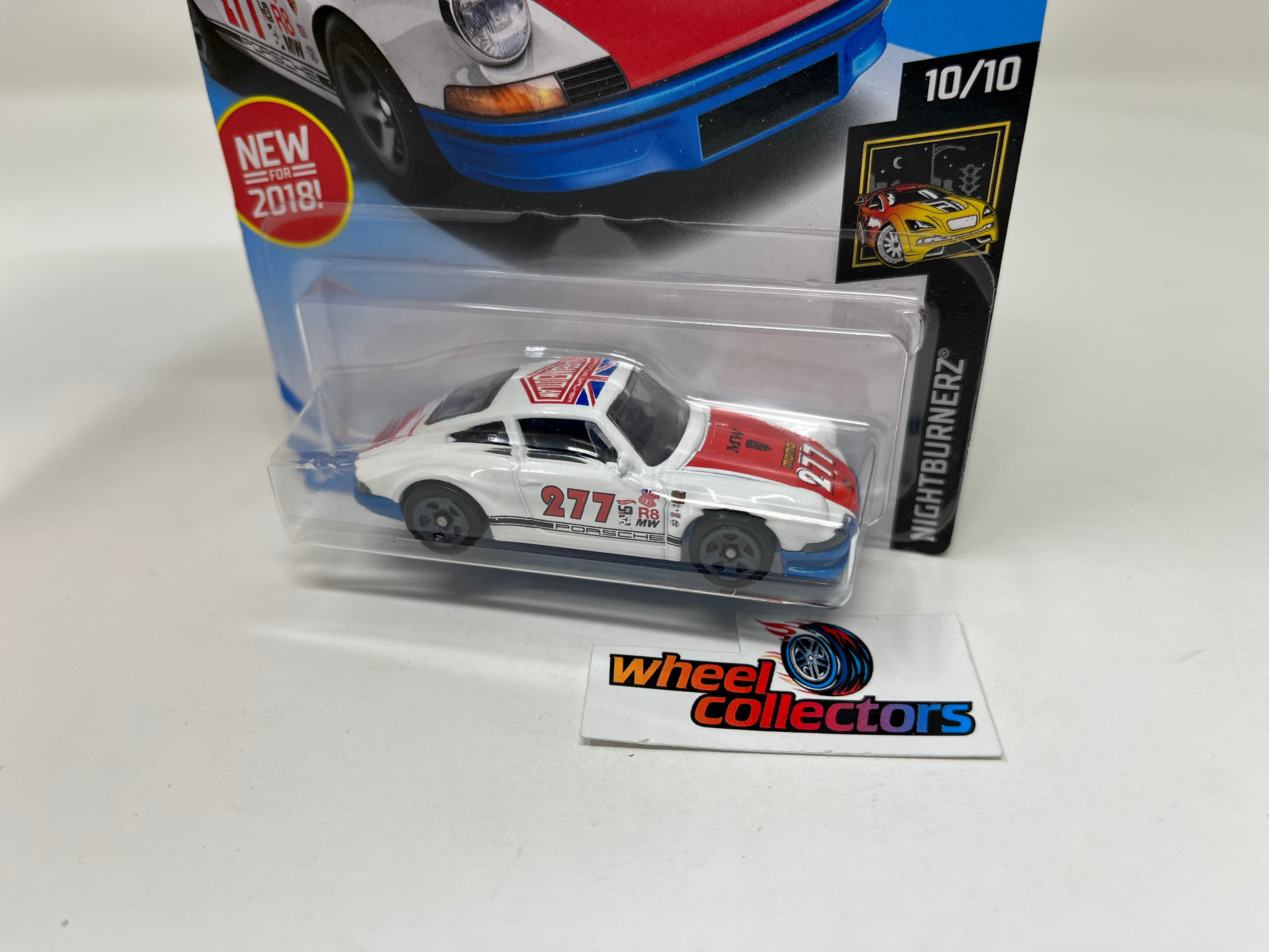 '71 Porsche 911 #23 Magnus Walker * WHITE w/ Grey 5sp rims & Red Hood * 2018 Hot Wheels、mySite、hgirdovlk