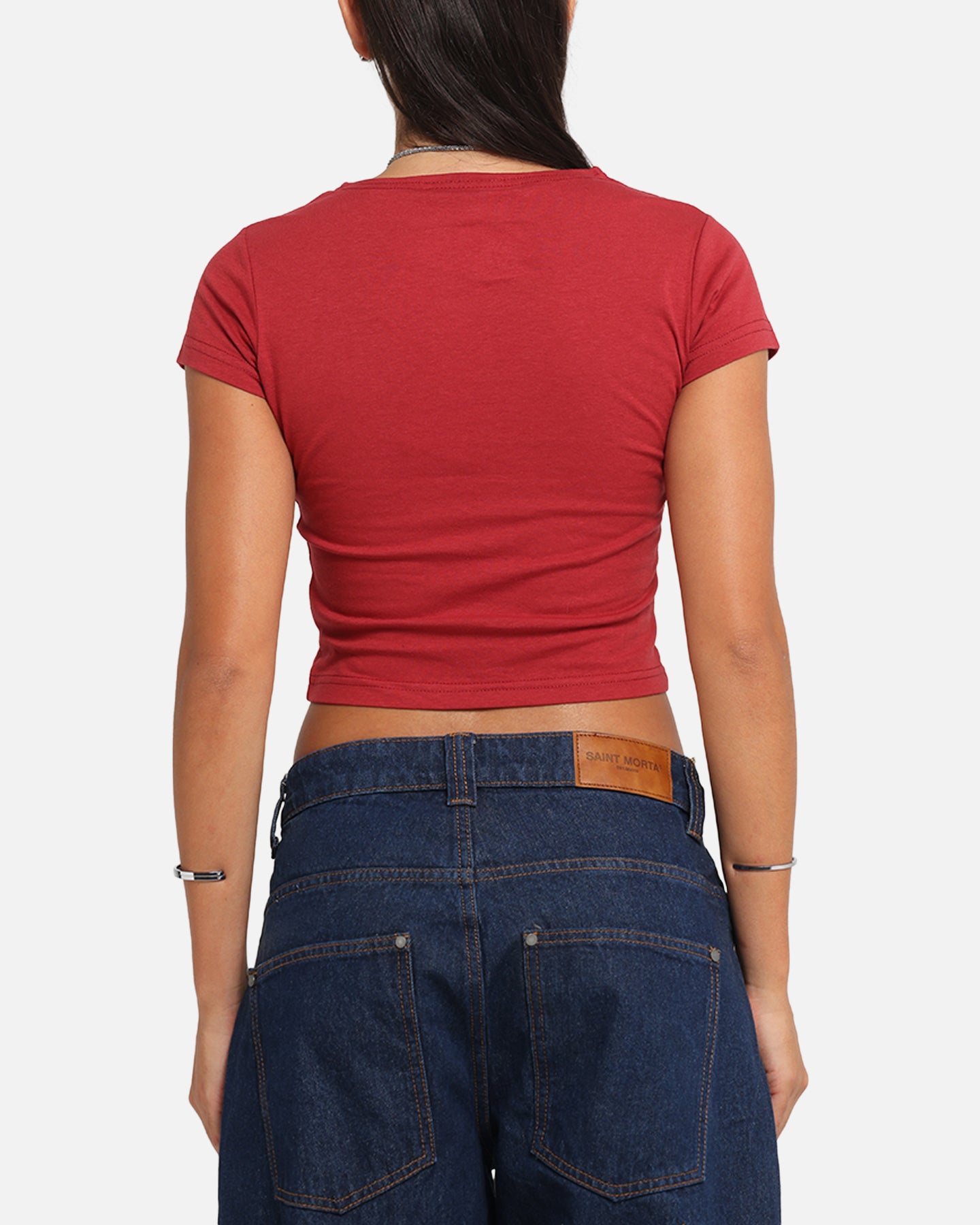 Ed Hardy Women's Rose Baby T-Shirt Red、mySite、zt4zffjzw