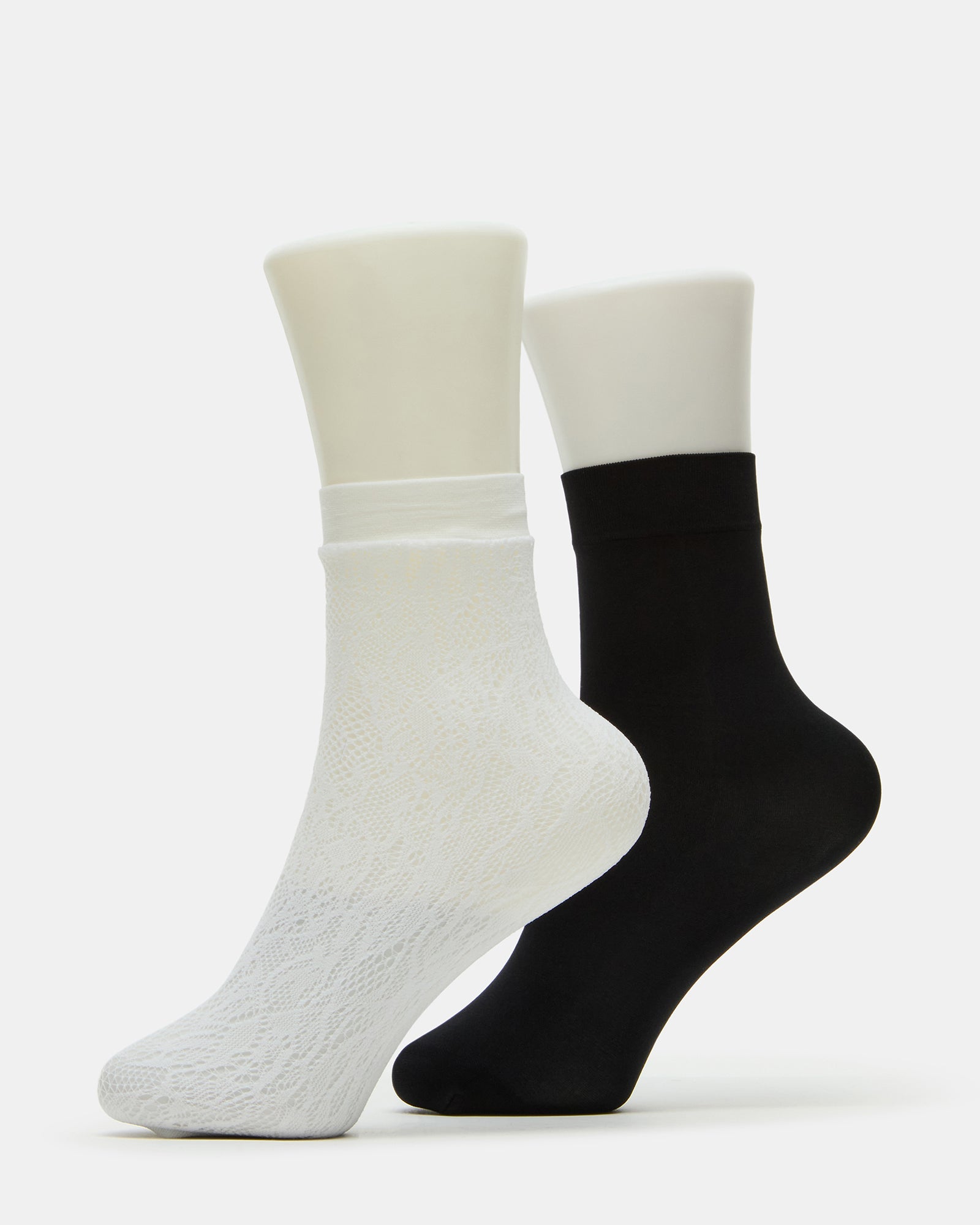 2 PACK LACE ANKLET SOCKS WHITE、mySite、gtrtttuynbv