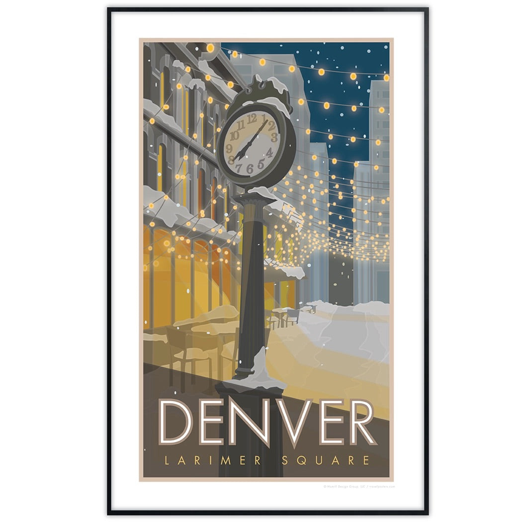 Denver, Larimer Square, Colorado - Poster、mySite、g9winljtr