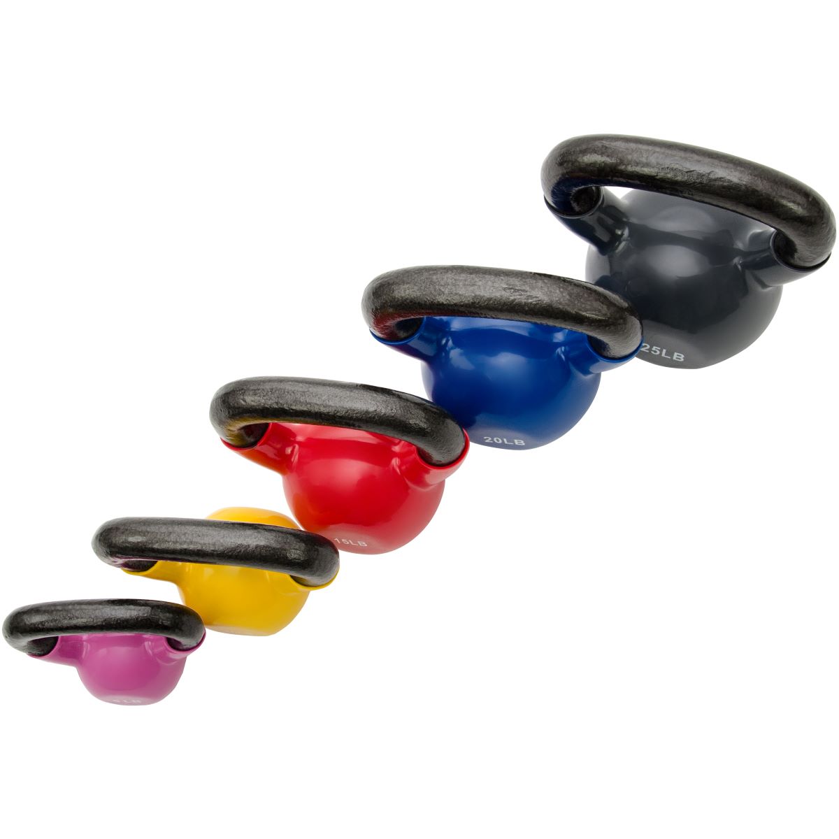  Sunny Strength™ Vinyl Coated Kettle Bells 5 - 25 lbs、mySite、ghnorth