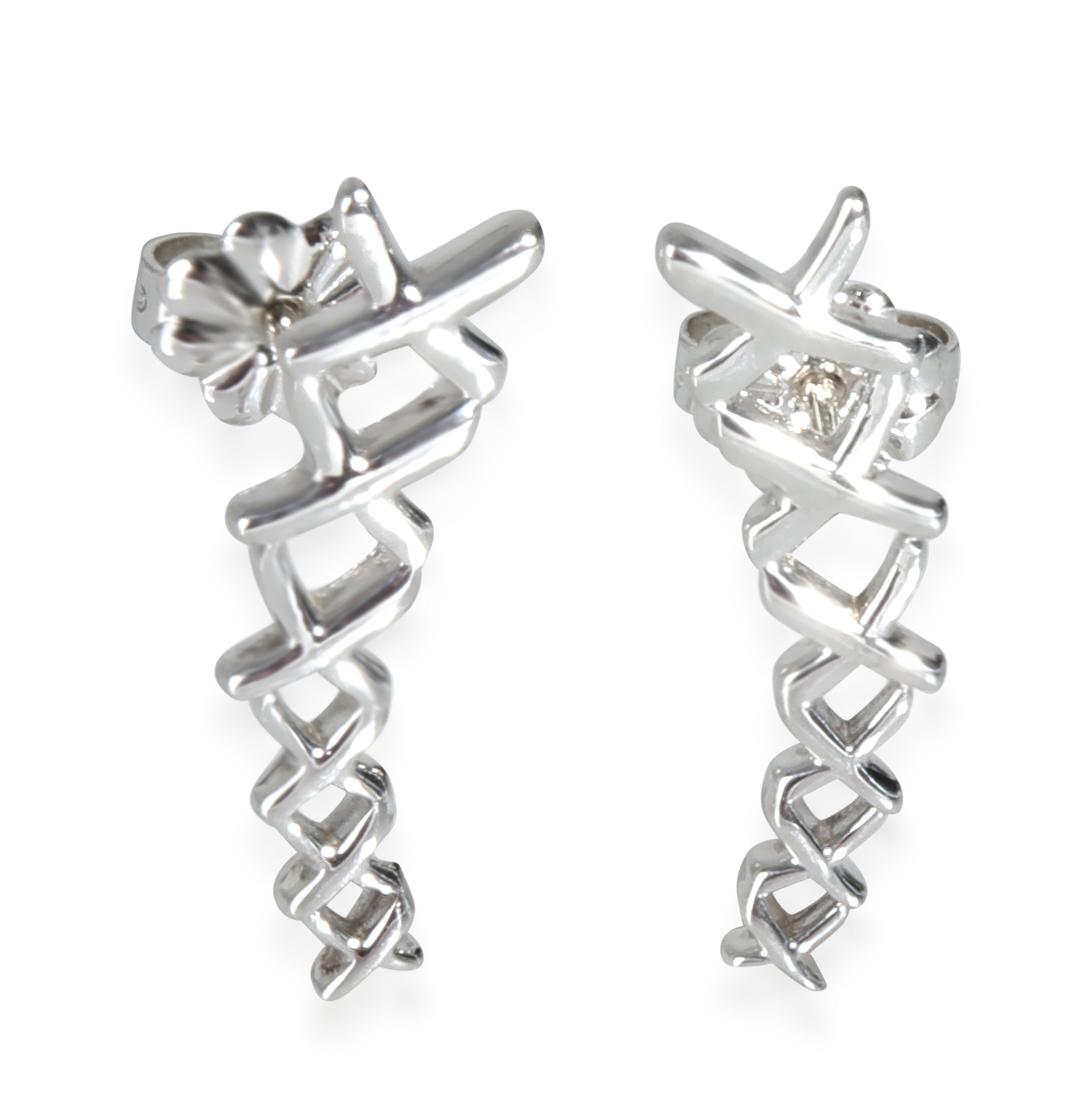 Sterling Silver Paloma Picasso Grafitti Earrings、mySite、garagedoors4me