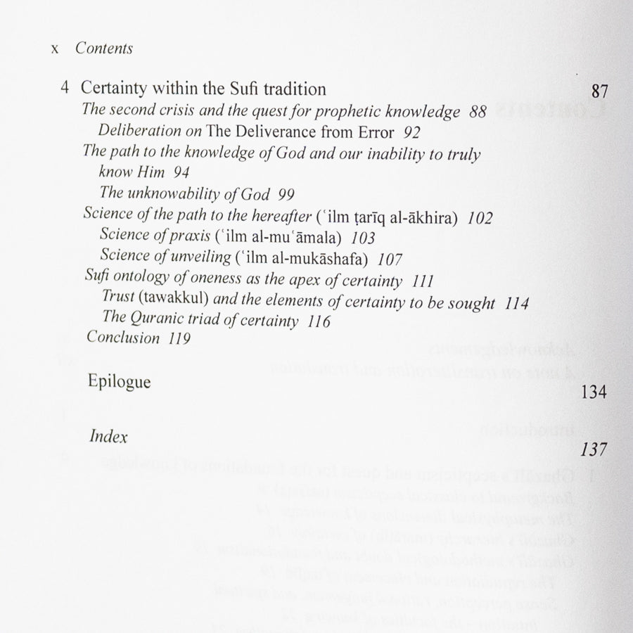 Ghazali’s Epistemology: A Critical Study of Doubt and Certainty PB、mySite、topwebapps