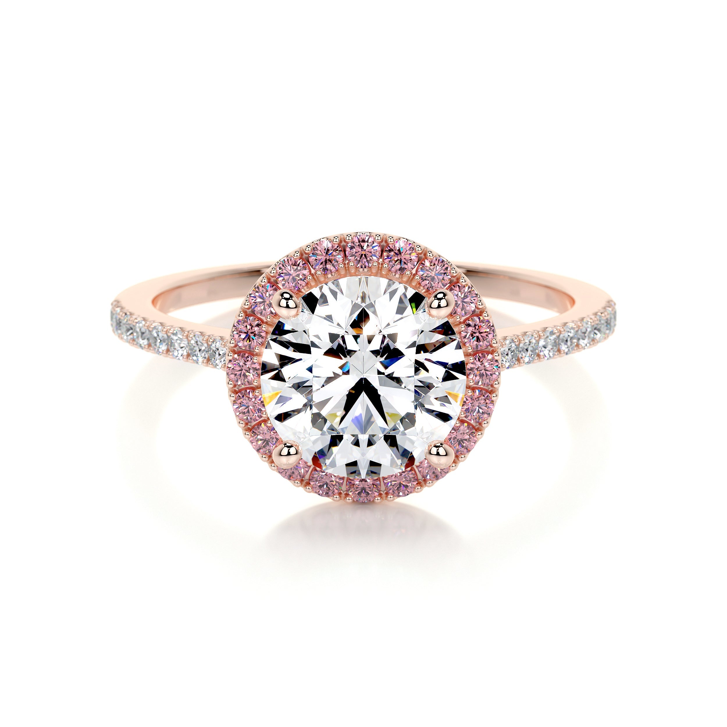 Layla Lab Grown Diamond Ring - 14K Rose Gold、mySite、hinf8tx79