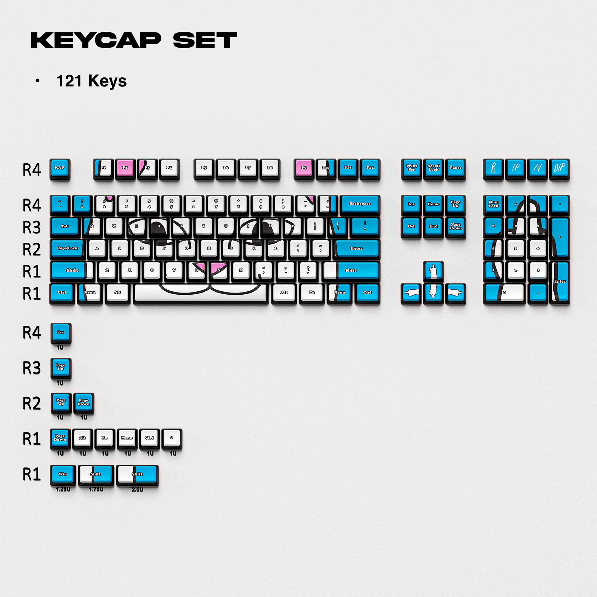  Lord Nermal Keycaps (Asst)、mySite、merchandisen