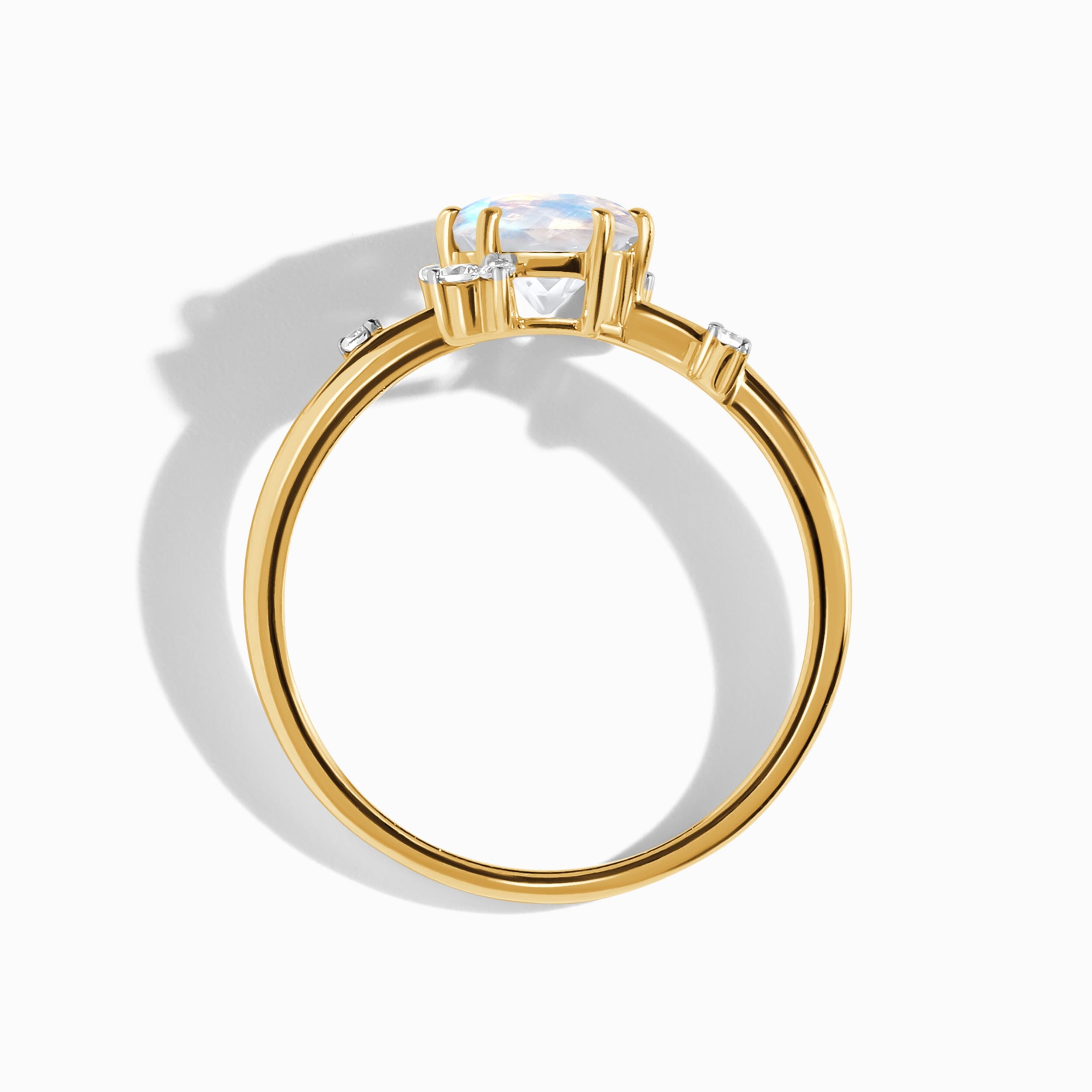 Moonstone Lab Diamond Ring - Muse、mySite、hinf8tx79