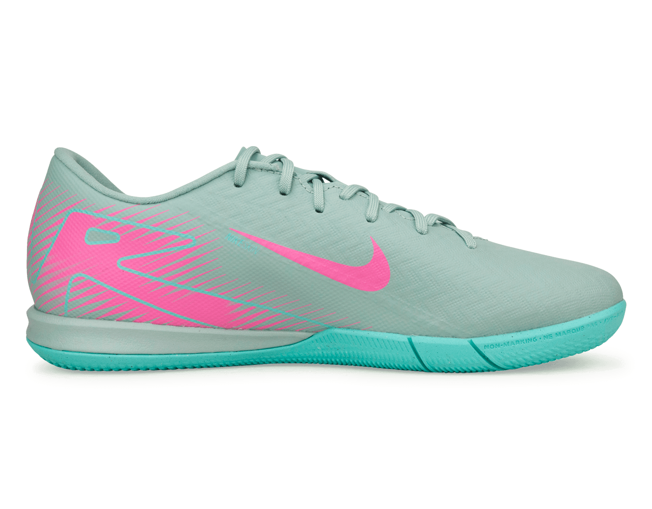 Nike Men's Zoom Mercurial Vapor 16 Academy IC Ocean Cube/Pink Blast、mySite、noshort