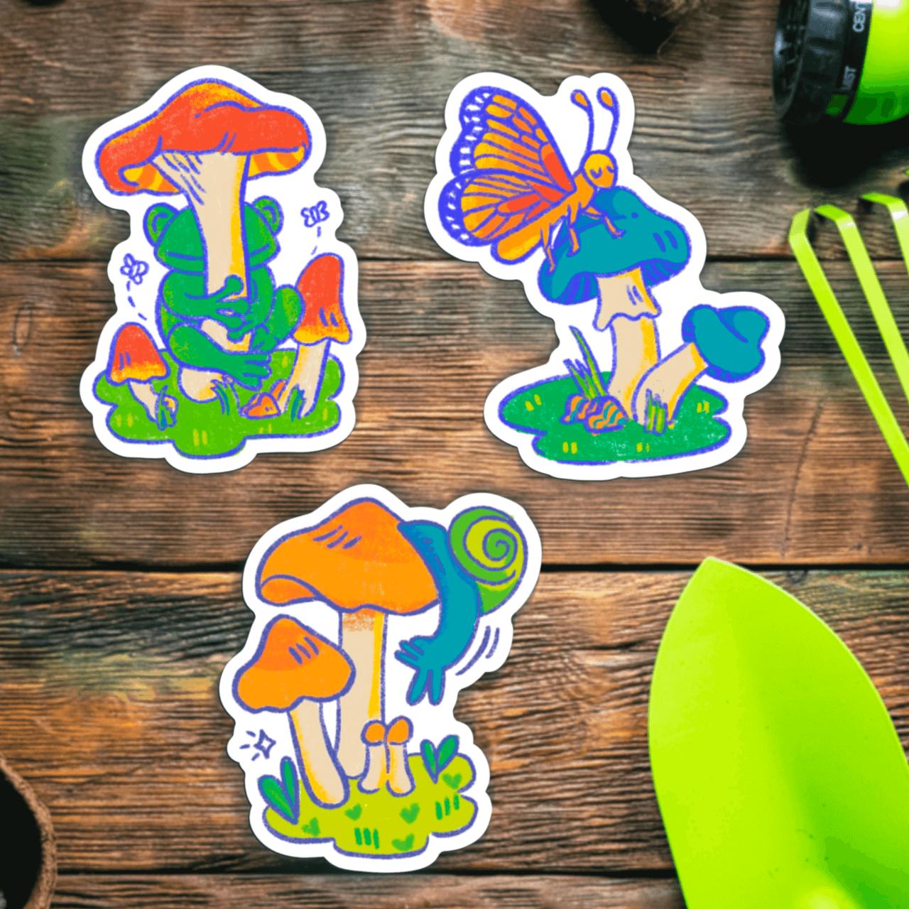  Frog & Mushroom 3 Pack、mySite、ghnorth