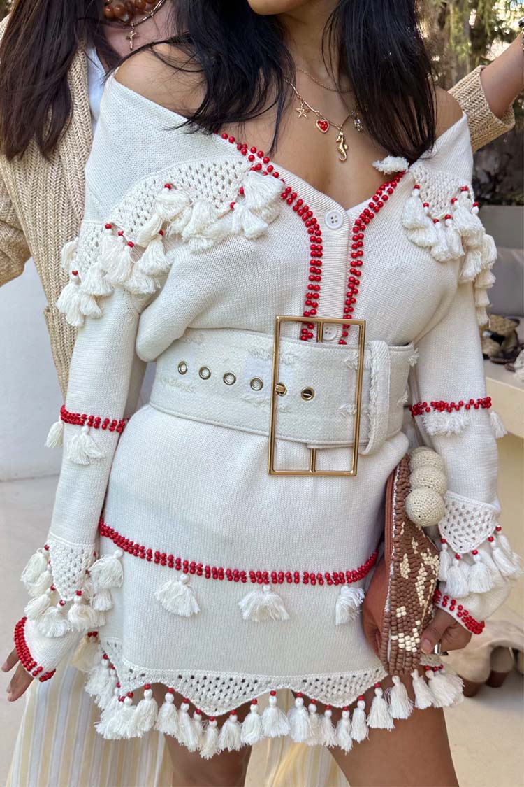 Ivory and Red Jake Skirt、mySite、solidvoid