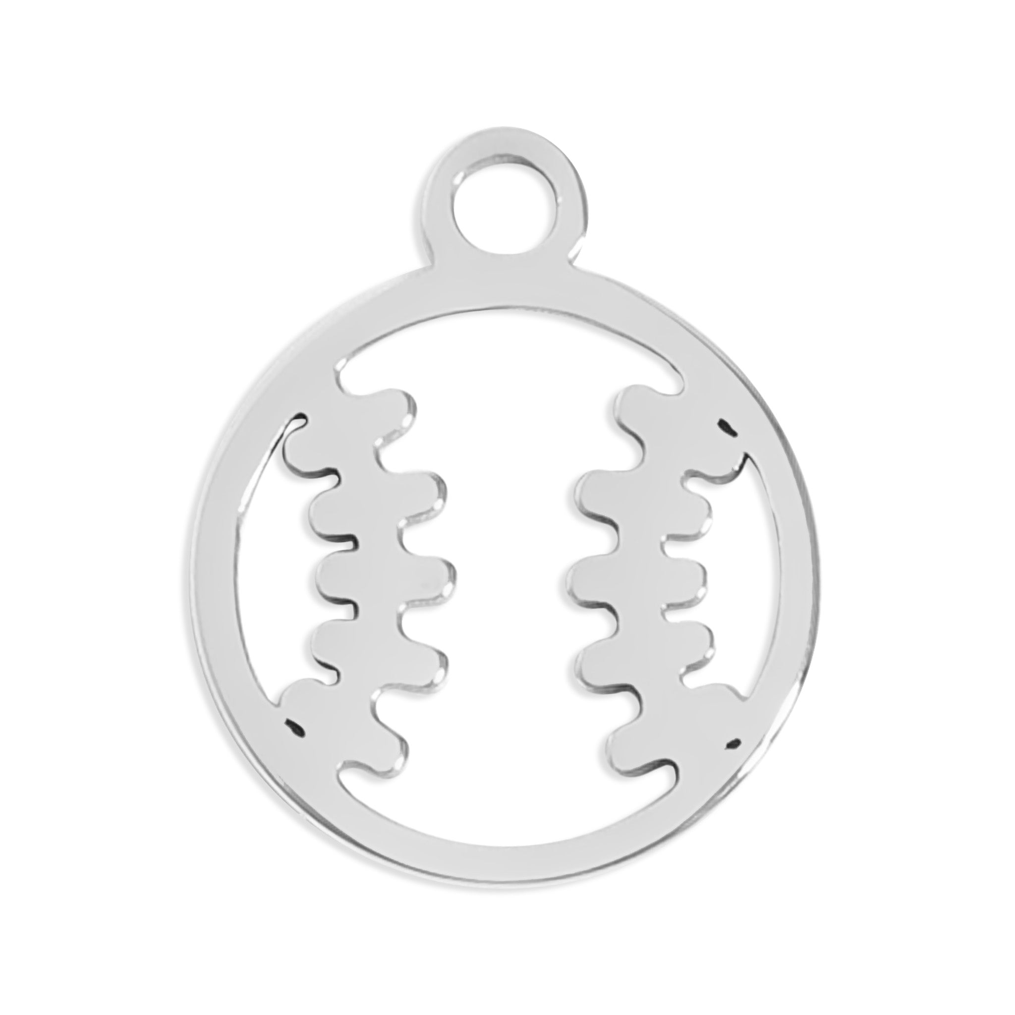 18K Gold PVD Stainless Steel Baseball Charm / PDL0151、mySite、dreamappss