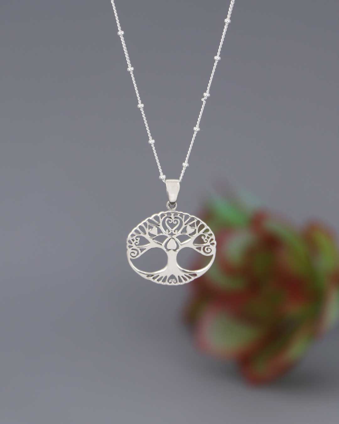 Tree of Life, Love, and Hearts Pendant Necklace、mySite、topwebapps