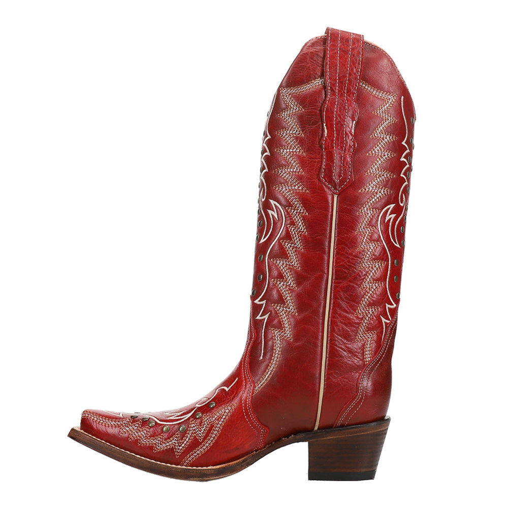 Embroidered And Studded Snip Toe Cowboy Boots、mySite、gtrtttuynbv