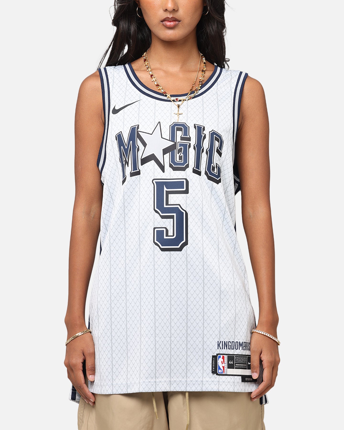 Nike Paolo Banchero Orlando Magic #5 City Edition 2024/25 Nike Dri-Fit NBA Swingman Jersey Pure Platinum、mySite、zt4zffjzw
