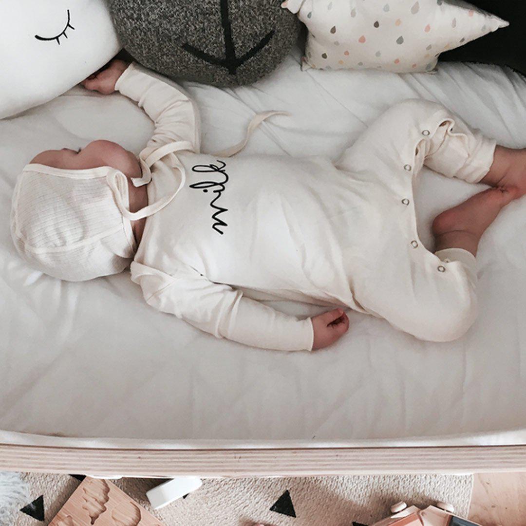  Organic Zoo Milk Playsuit - Natural、mySite、merchandisen