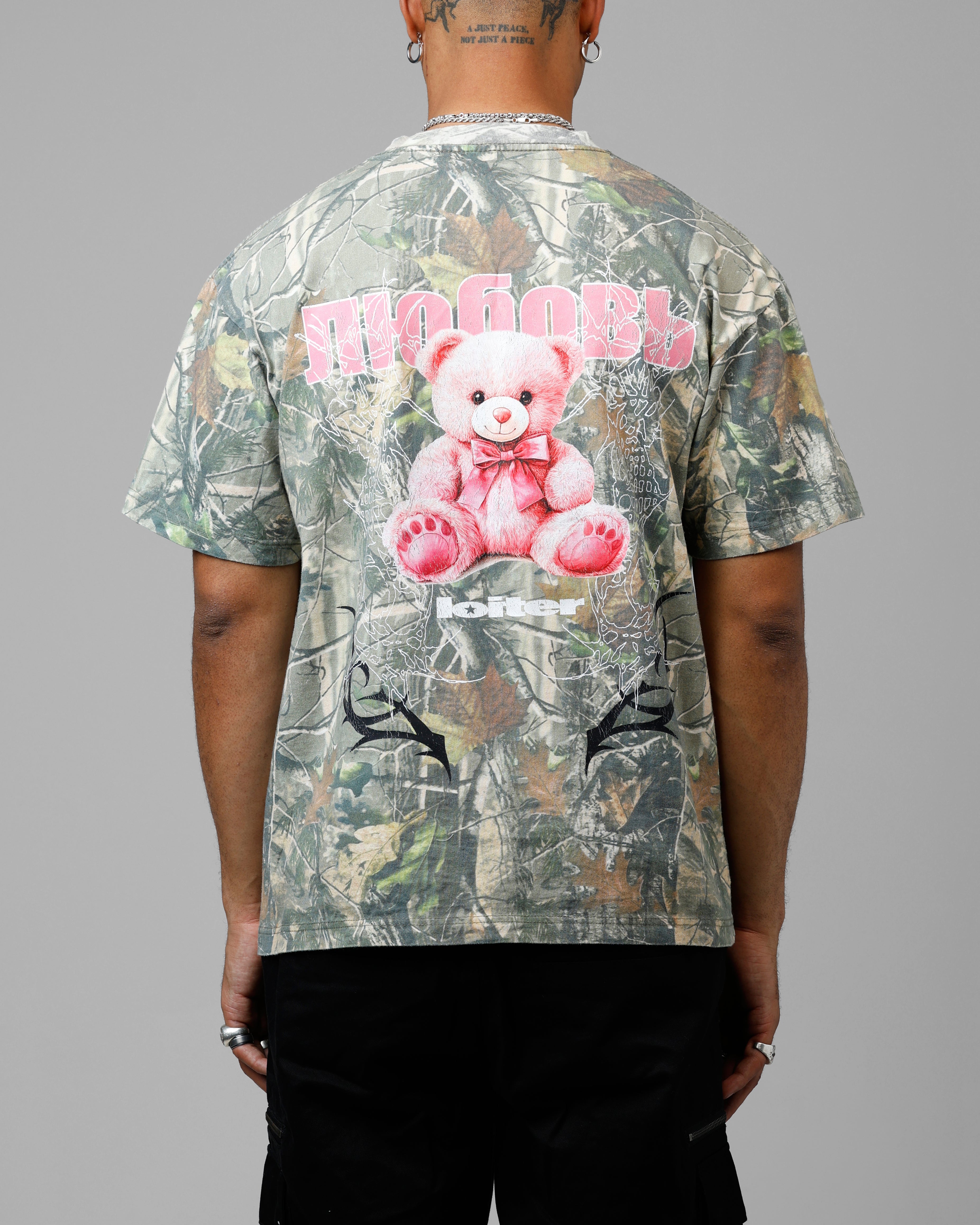 Loiter Care Vintage T-Shirt Real Tree Camo、mySite、zt4zffjzw