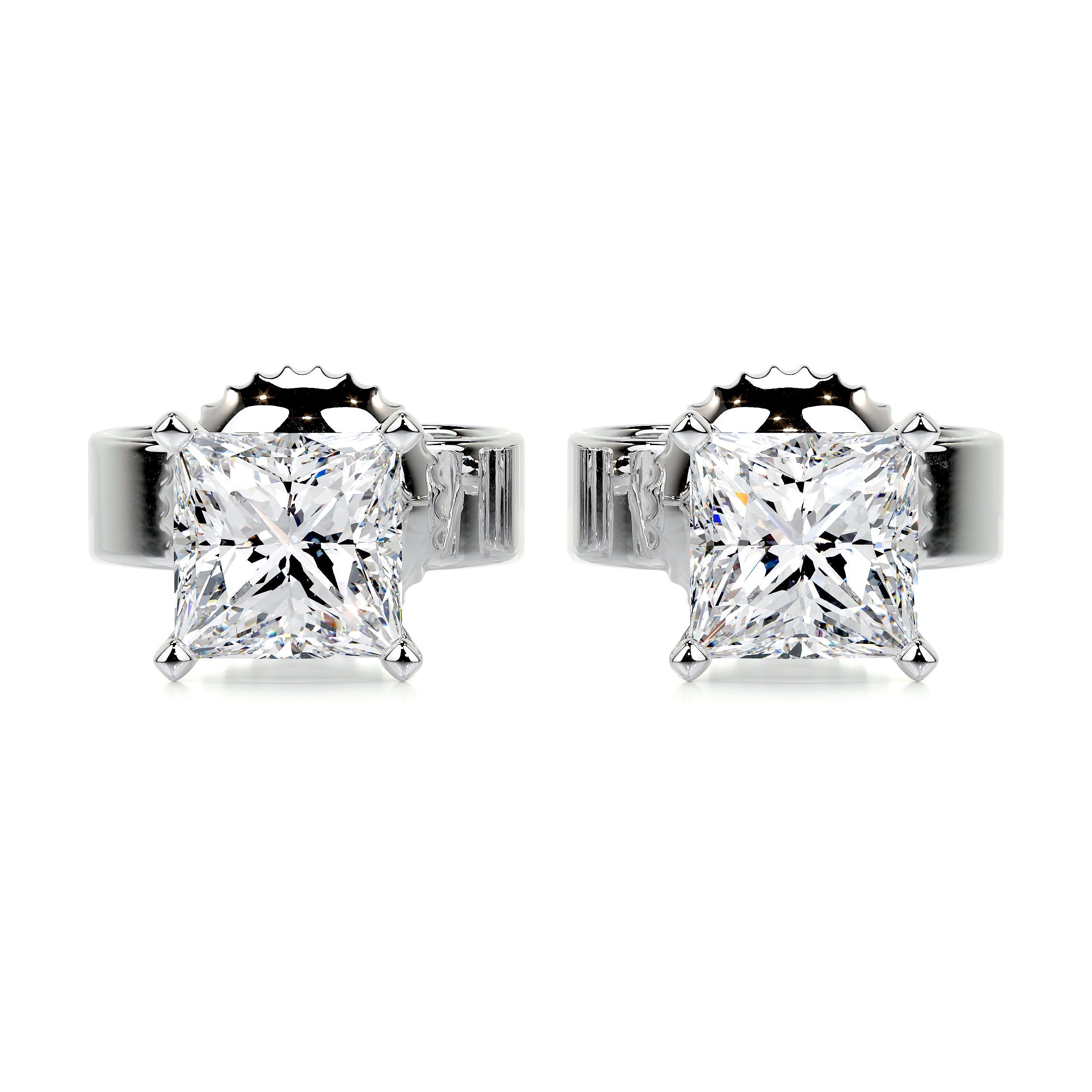 Petit Jamie Lab Grown Diamond Earrings -18K White Gold、mySite、hinf8tx79