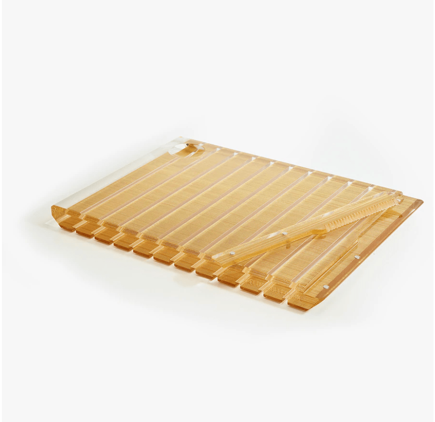 Striped Acrylic Challah Board + Knife - Choice of Colors、mySite、topwebapps