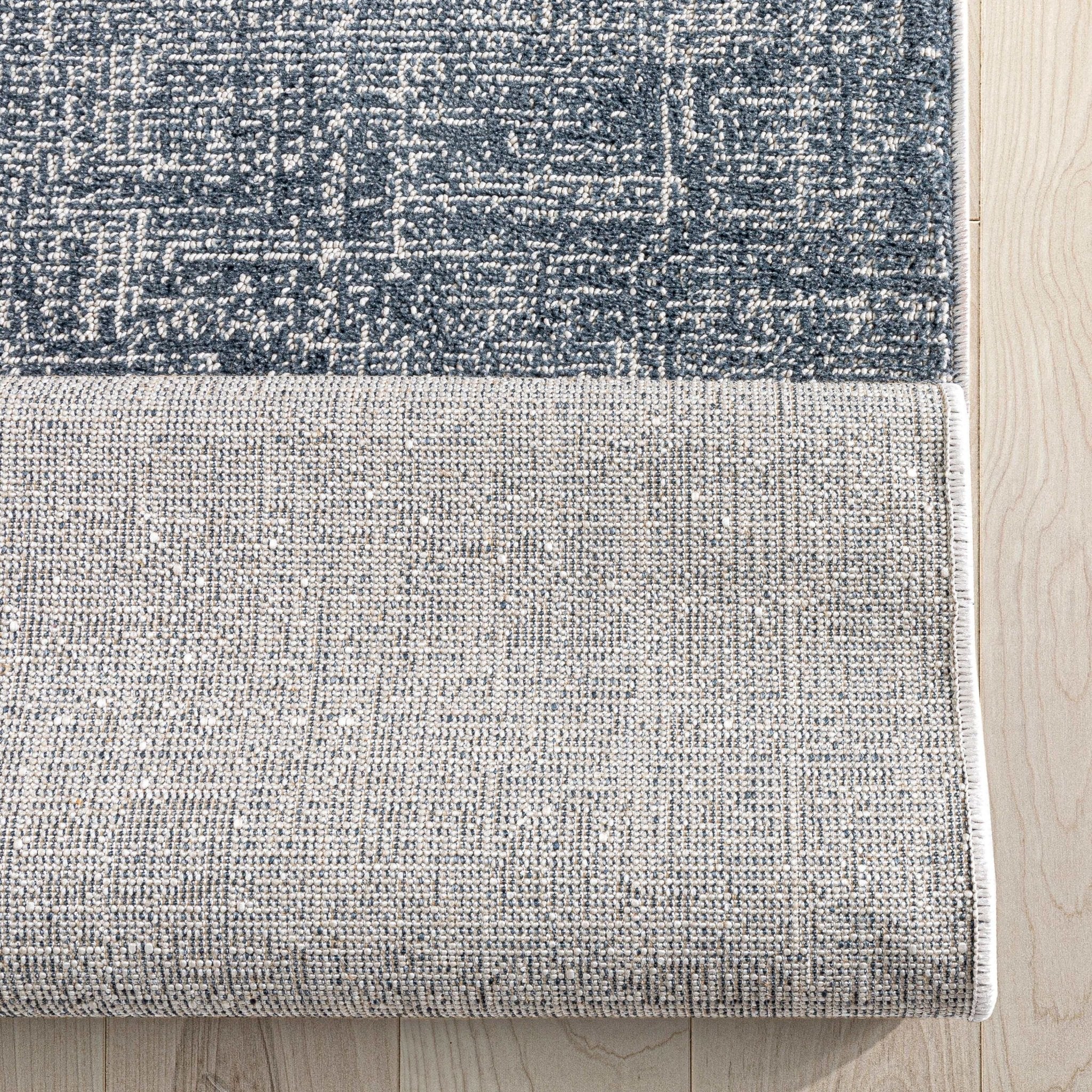 Custom Size Hallway & Stair Runner - Como Dark Blue Choose Your Width x Choose Your Runner Length- Made to Order Runner - Ultra-Soft, Tweed Tonal Colors - Looped Pile、mySite、gigharbornorthrealestate