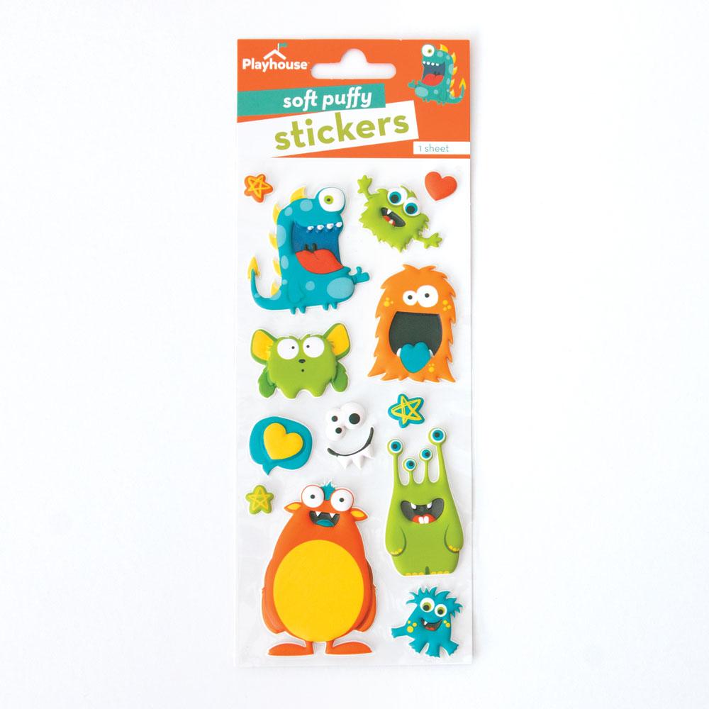  Puffy Stickers - Monsters、mySite、ghnorth