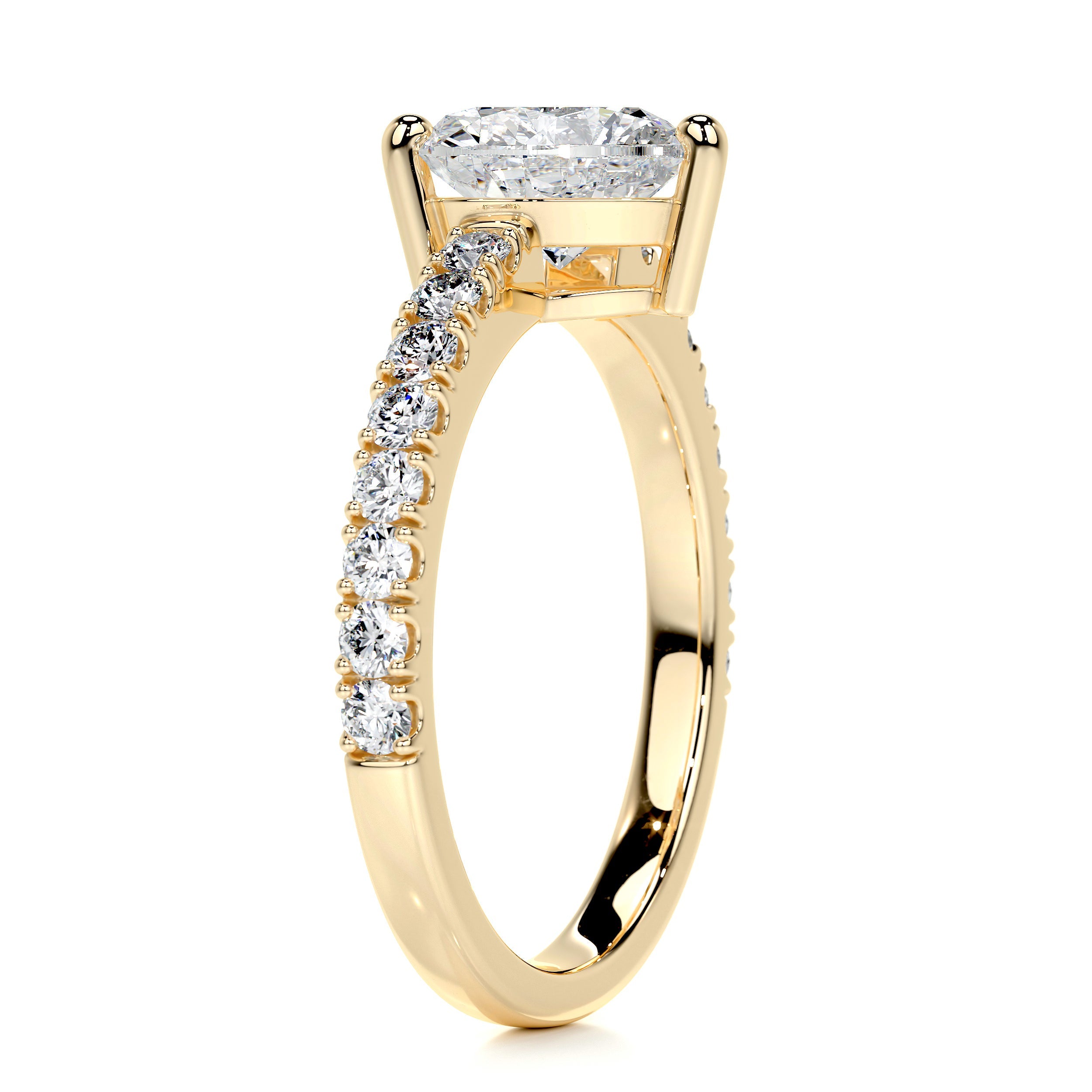 Audrey Diamond Engagement Ring - 18K Yellow Gold、mySite、hinf8tx79